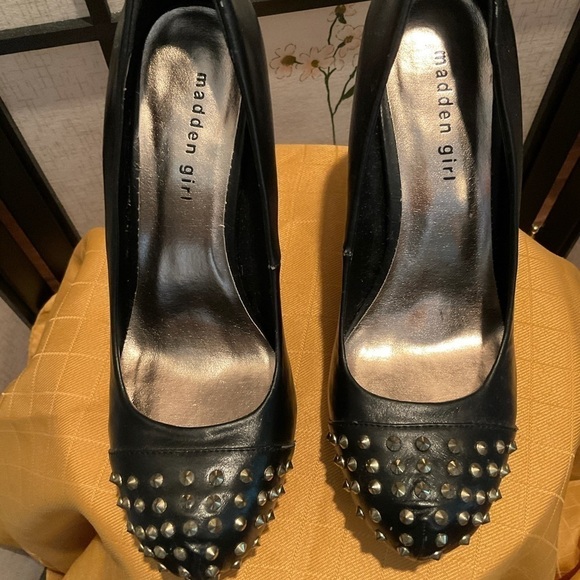 Madden Girl Shoes - Madden Girl Spike Stud Trimmed Heels
